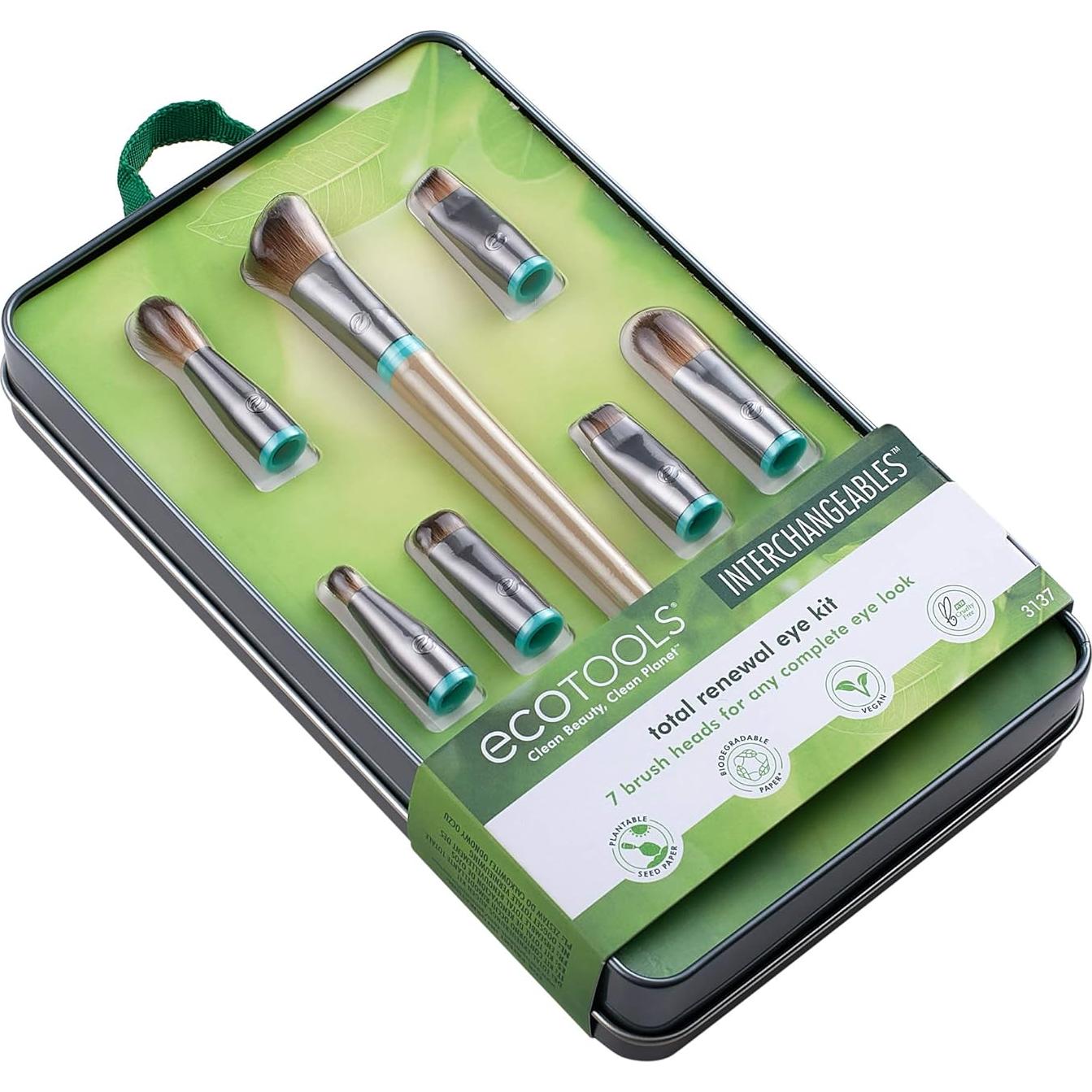 Kit de Brochas de Maquillaje para Ojos EcoTools Total Renewal