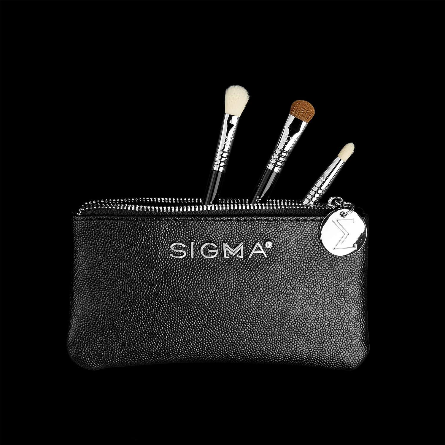Set de Brochas de Maquillaje para Ojos Sigma Glam 'N Go - 4 Pcs