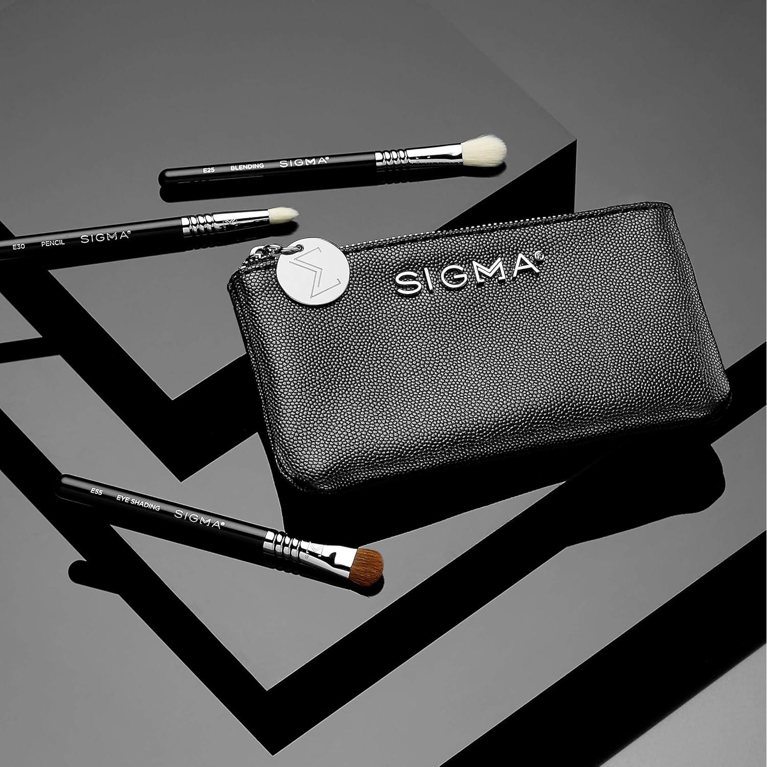 Set de Brochas de Maquillaje para Ojos Sigma Glam 'N Go - 4 Pcs