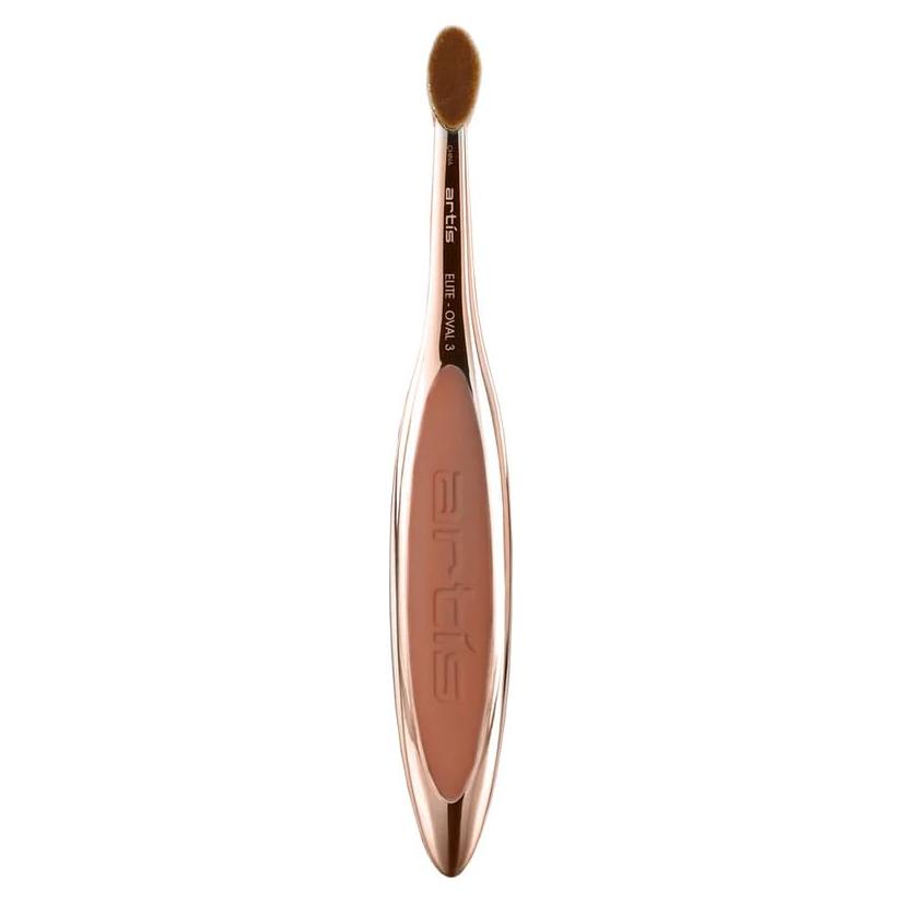 Brocha Oval 3 Artis Elite de Maquillaje Sintético Rosa