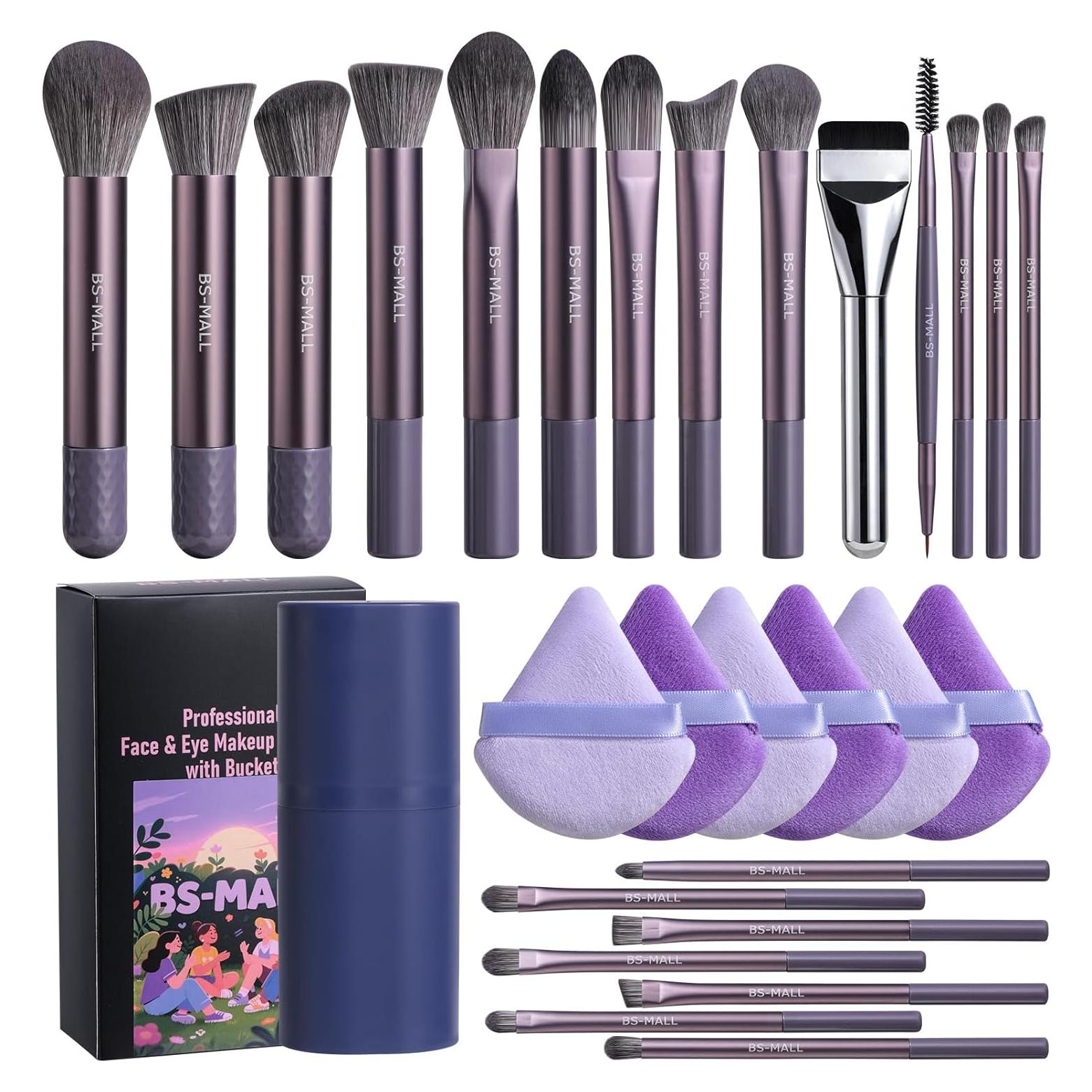 Conjunto de Brochas de Maquillaje Profesional BS-MALL 28 Pcs