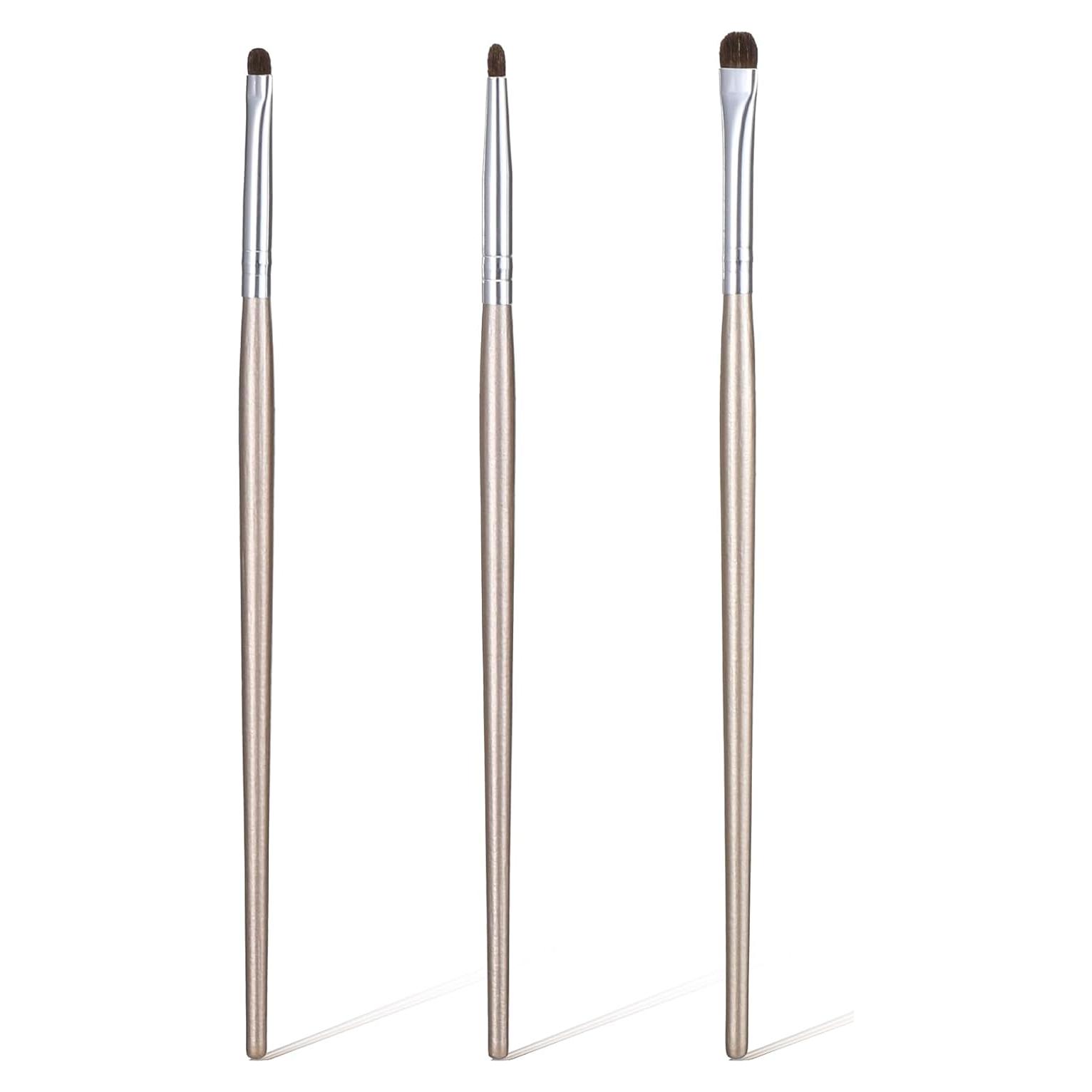 Set de 3 Brochas Planas para Delineador Bremorou Oro Claro