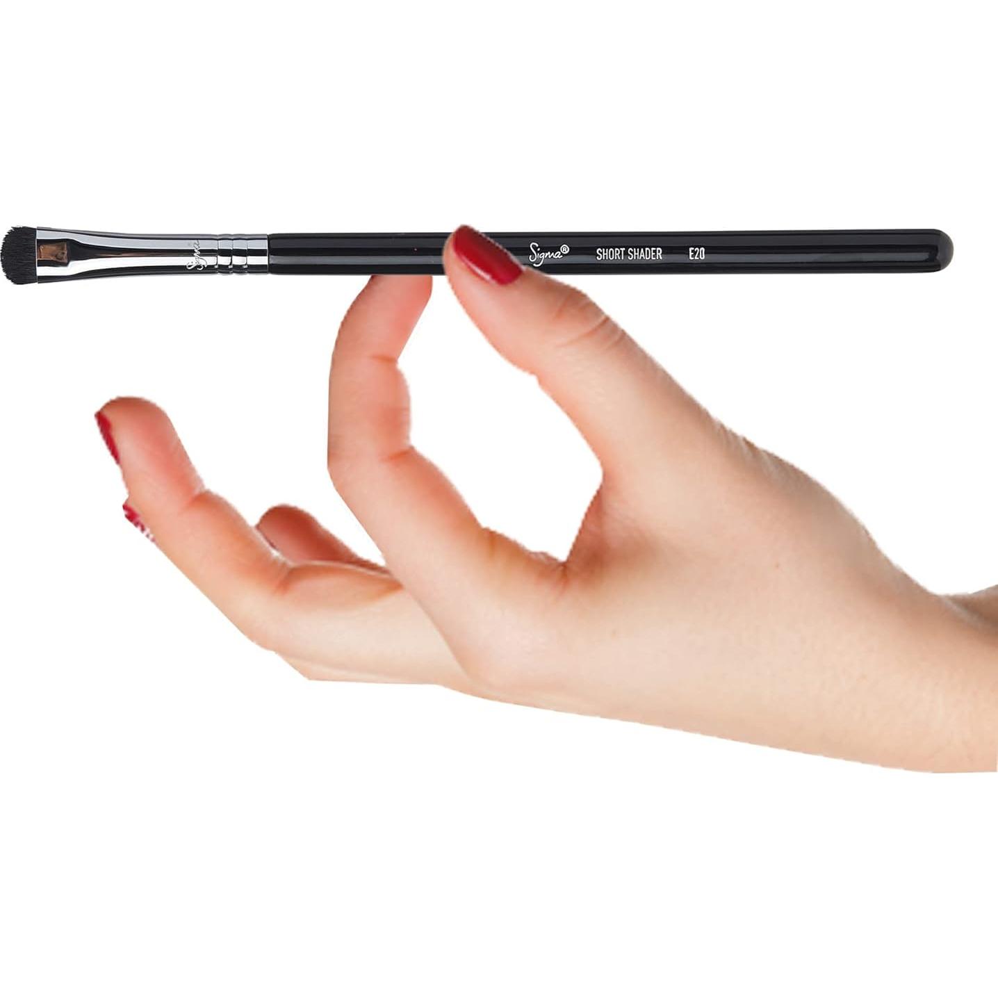 Pincel Corto para Sombra Sigma E20 - Aplicación Precisa