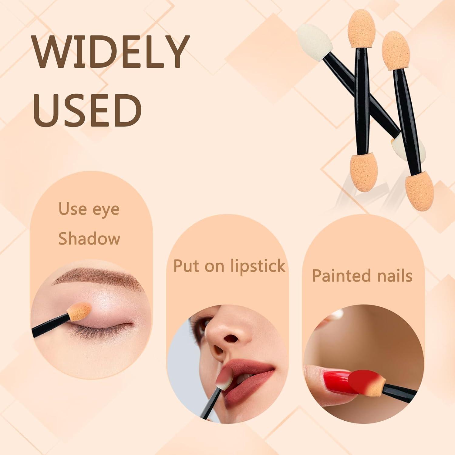 150 Aplicadores de Sombra de Ojos Desechables YOLCAR 6.2cm