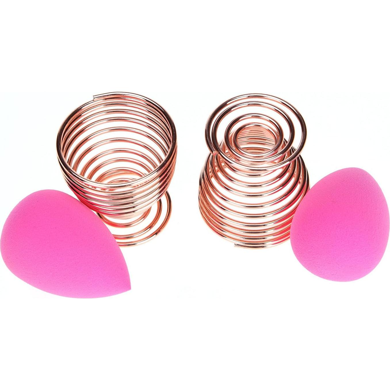 Soporte para Esponja de Belleza LanMa Oro Rosa - 2 Piezas
