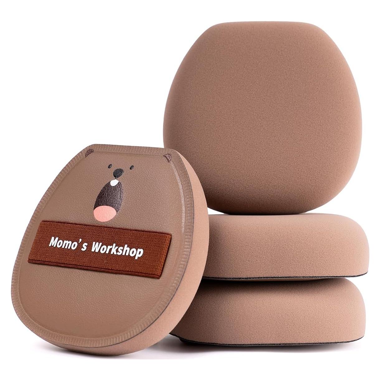 Esponjas de Maquillaje Rubycell 2PCS - Taller de Momo, Suaves y Reutilizables