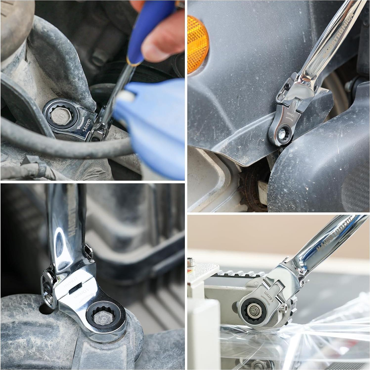 Llave Multiusos Haisstronica 12 en 1 8-19mm Flexible