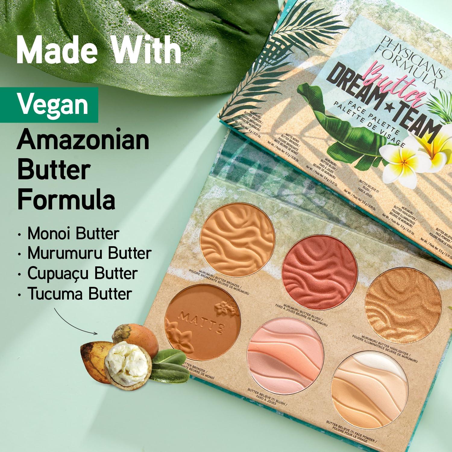 Paleta de Mantequilla Physicians Formula - Bronceador, Rubor, Iluminador y Polvo Facial Hidratante