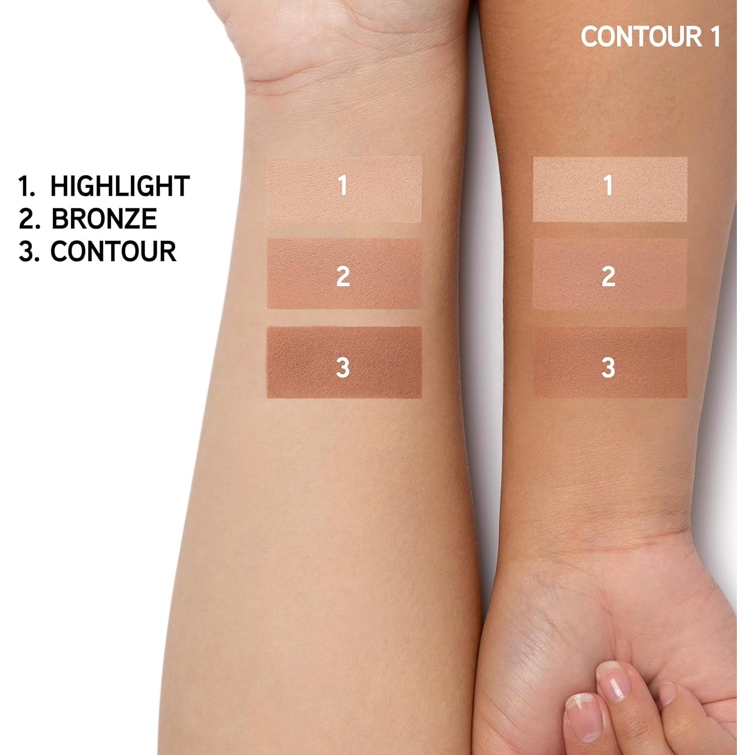 Paleta de Contorno Physicians Formula 3 Tonos 13.6g Claro/Medio