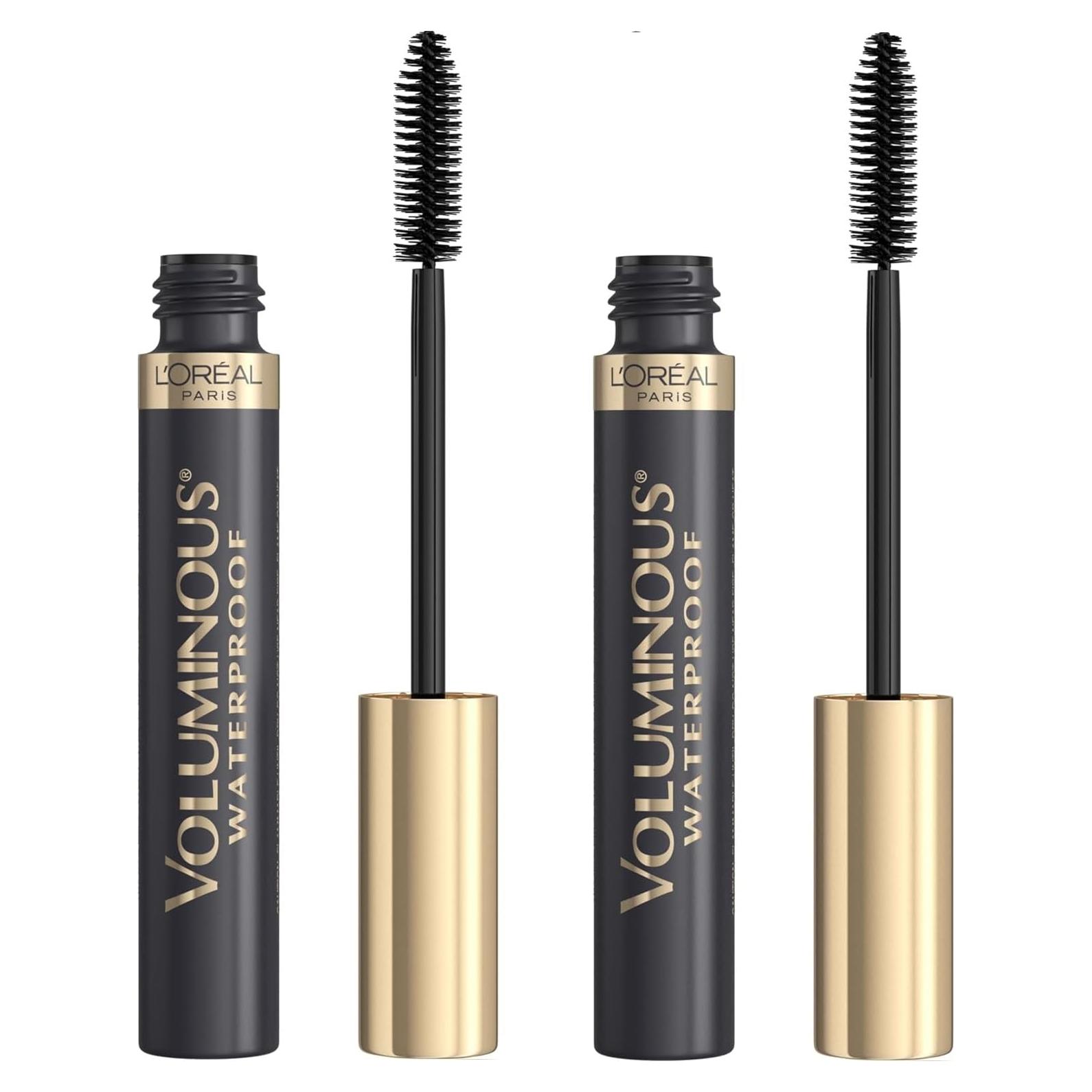 Máscara de Pestañas L'Oréal Paris Voluminous Waterproof 8.3 ml (Paquete de 2)