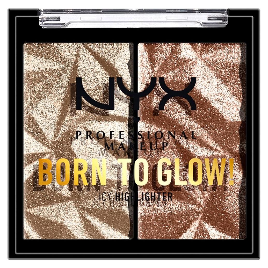 Dúo Iluminador Hiper Brillante NYX Profesional - Estado Platino