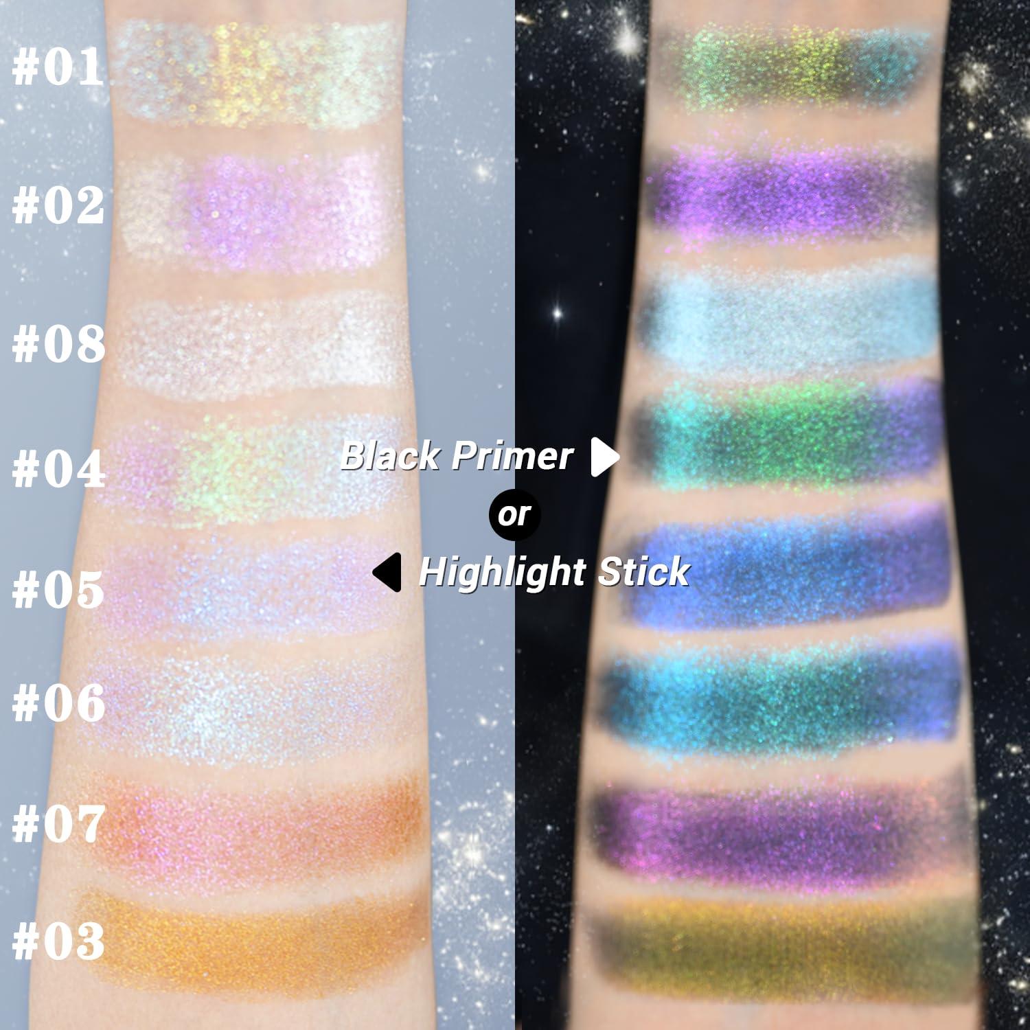 Lápiz de Sombra de Ojos Multicromo 8 Colores - Guía de Maquillaje