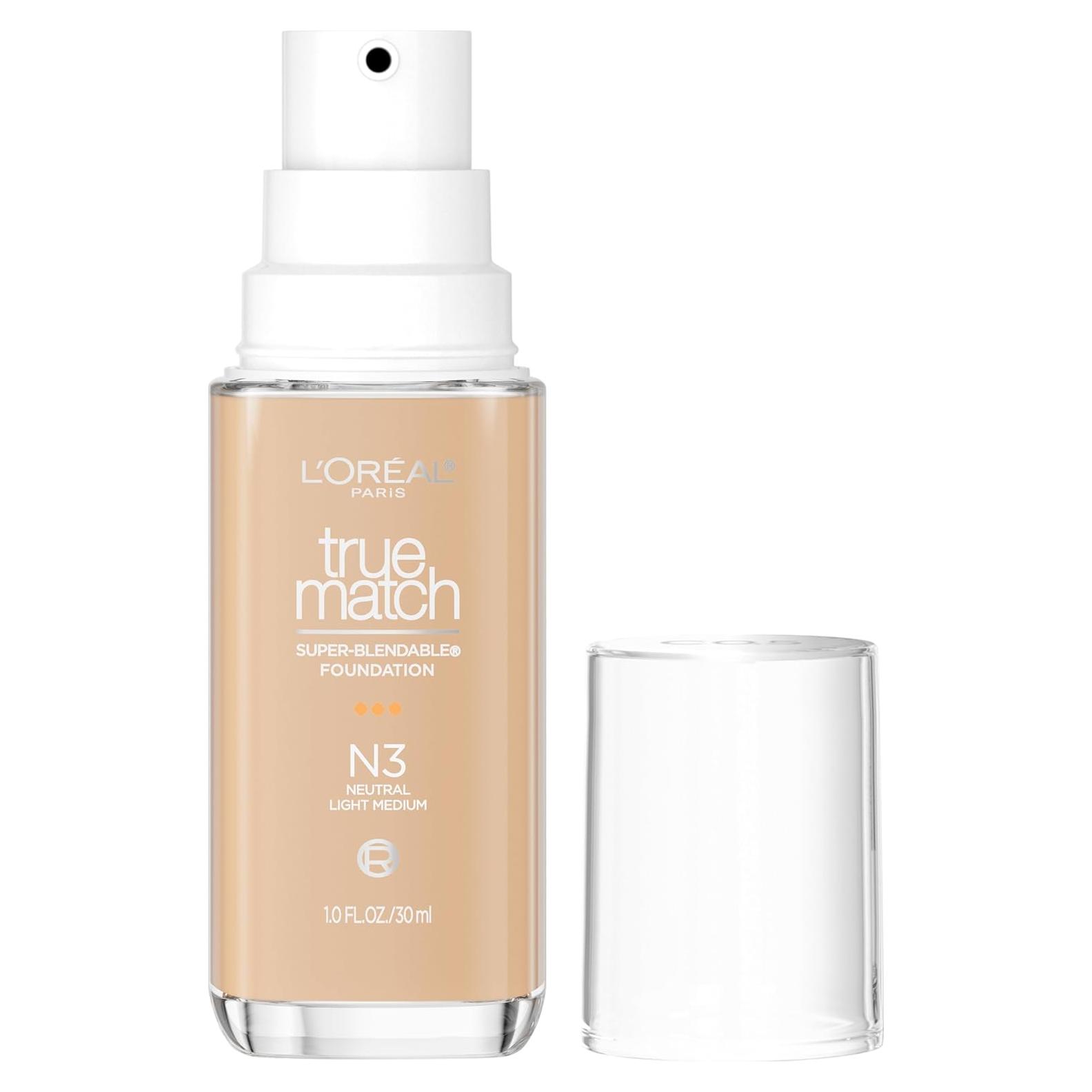 Base de Maquillaje L'Oreal Paris True Match N3 Claro Medio 29.57 ml