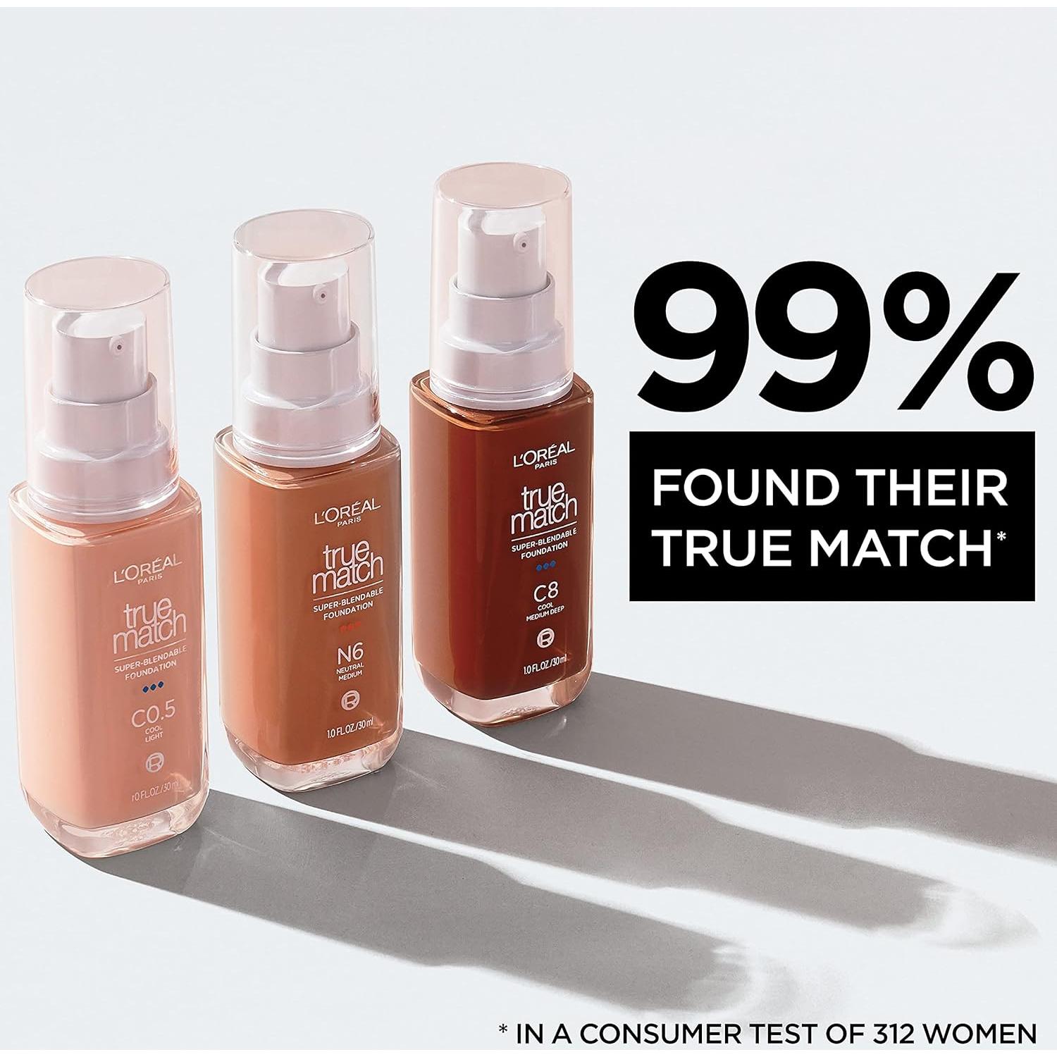 Base de Maquillaje L'Oreal Paris True Match N3 Claro Medio 29.57 ml