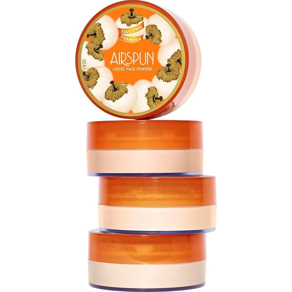 Polvo Suelto Airspun Translúcido Cobertura Extra 68g 2pk