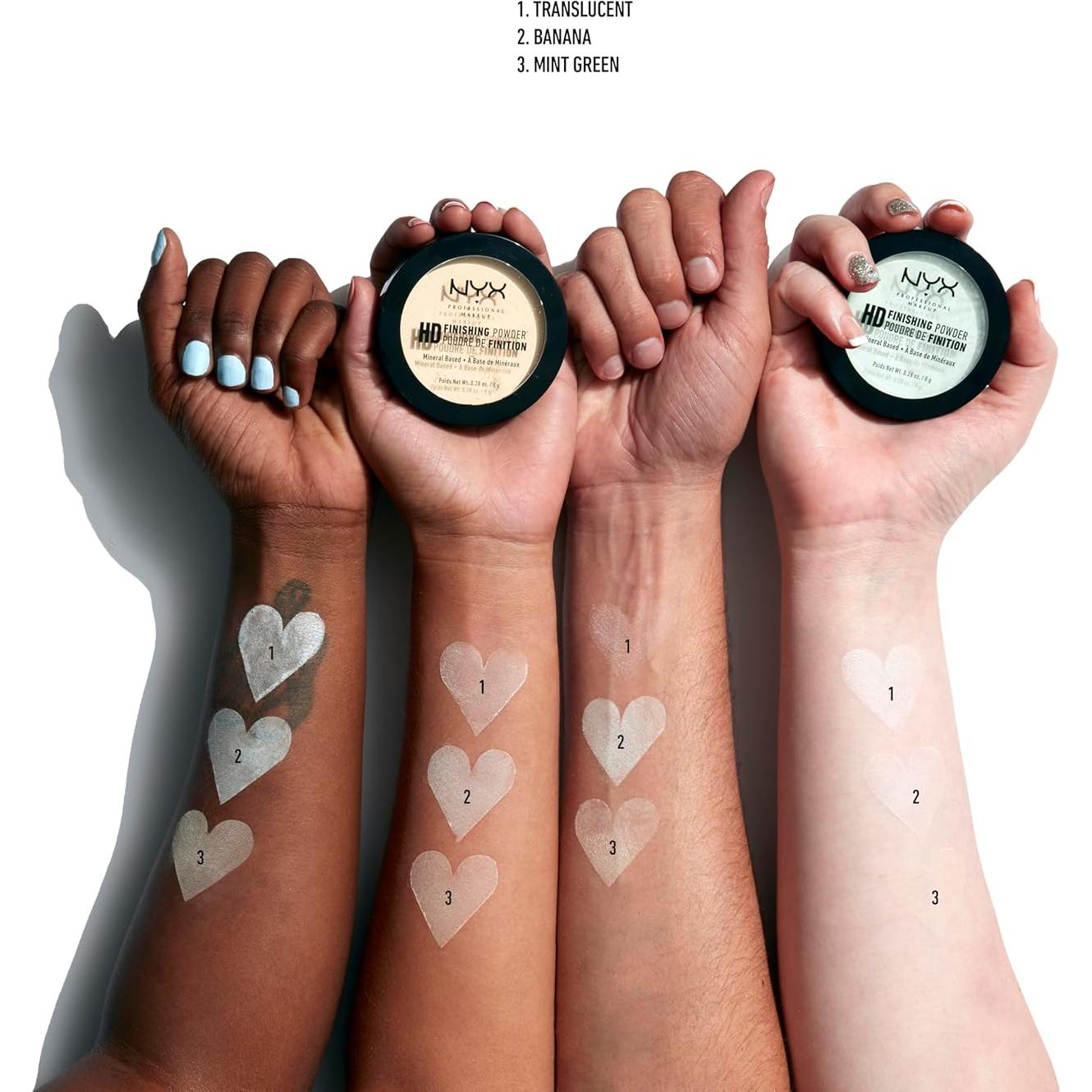 Polvo de Terminación HD NYX Professional Makeup 7.87g Translúcido