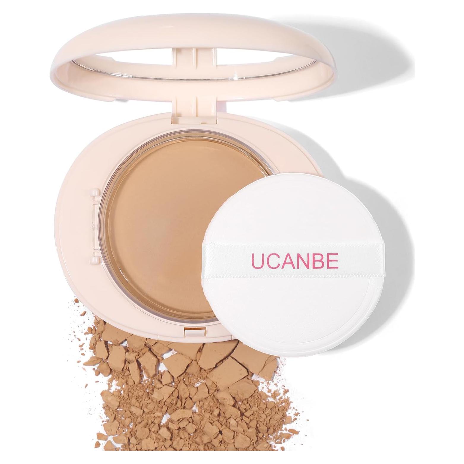 Polvo Compacto UCANBE 2-en-1 Mate Control Aceite Natural