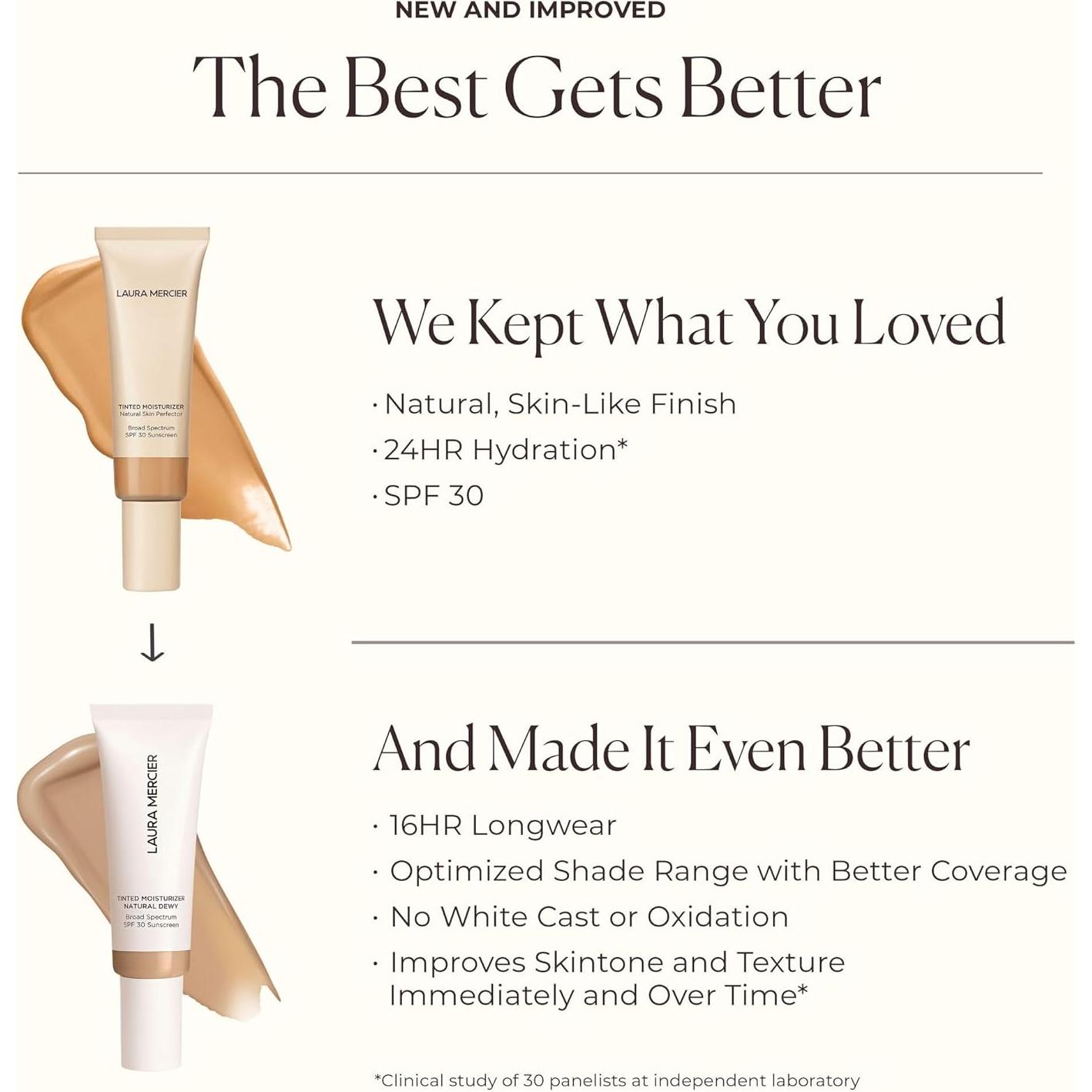 Hidratante Tinteado Laura Mercier 42.52g SPF 30 Natural Brillante