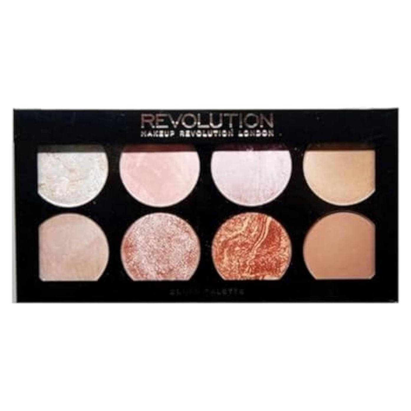 Paleta de Rubor Revolution Beauty 8 Tonos Vegana y Cruelty-Free