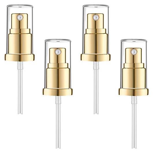 4 Bombas de Reemplazo para Base de Maquillaje Honoson Dorado