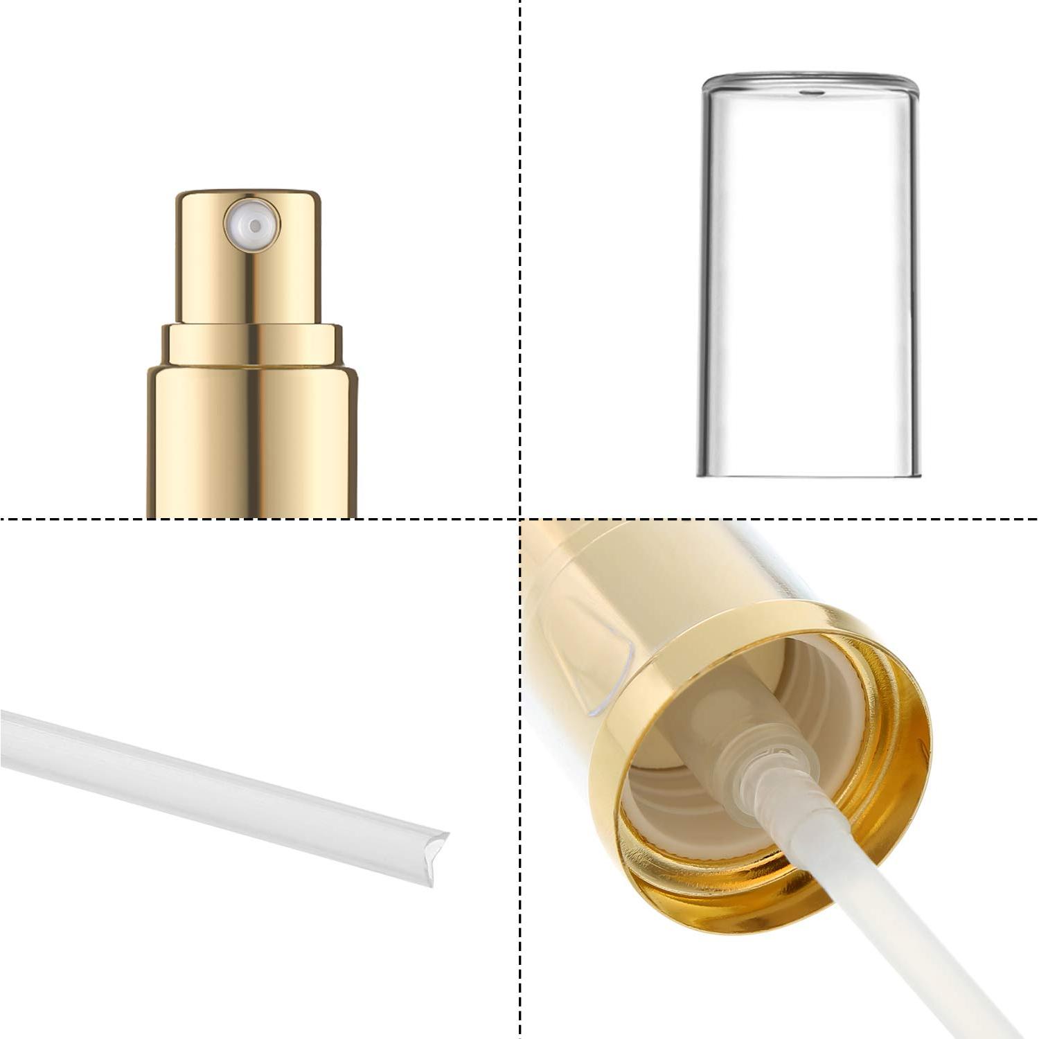 4 Bombas de Reemplazo para Base de Maquillaje Honoson Dorado