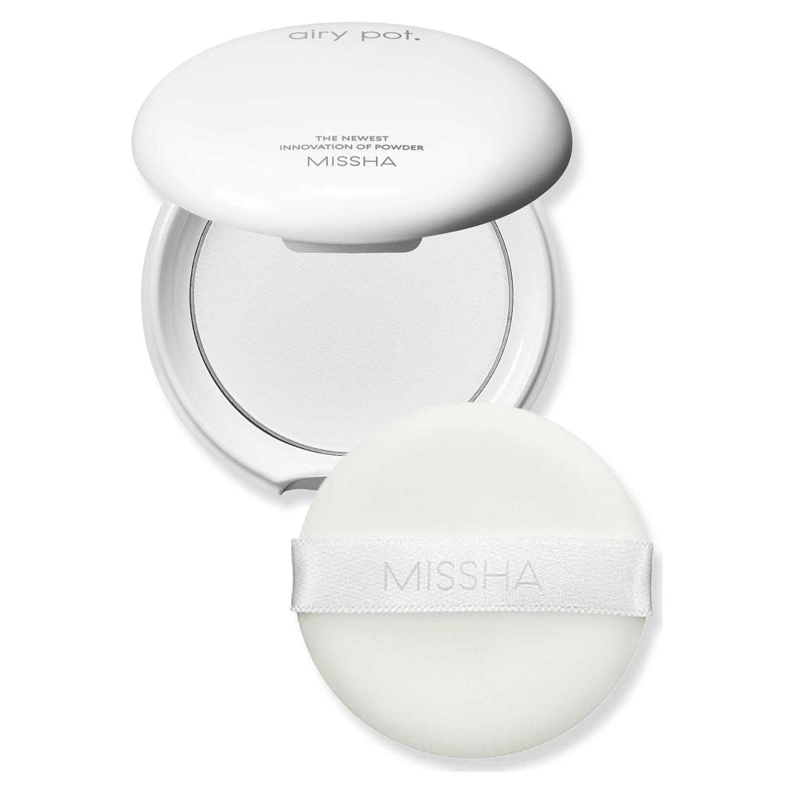 Polvo Translúcido Presionado MISSHA Airy Pot 5g - Acabado Mate Natural