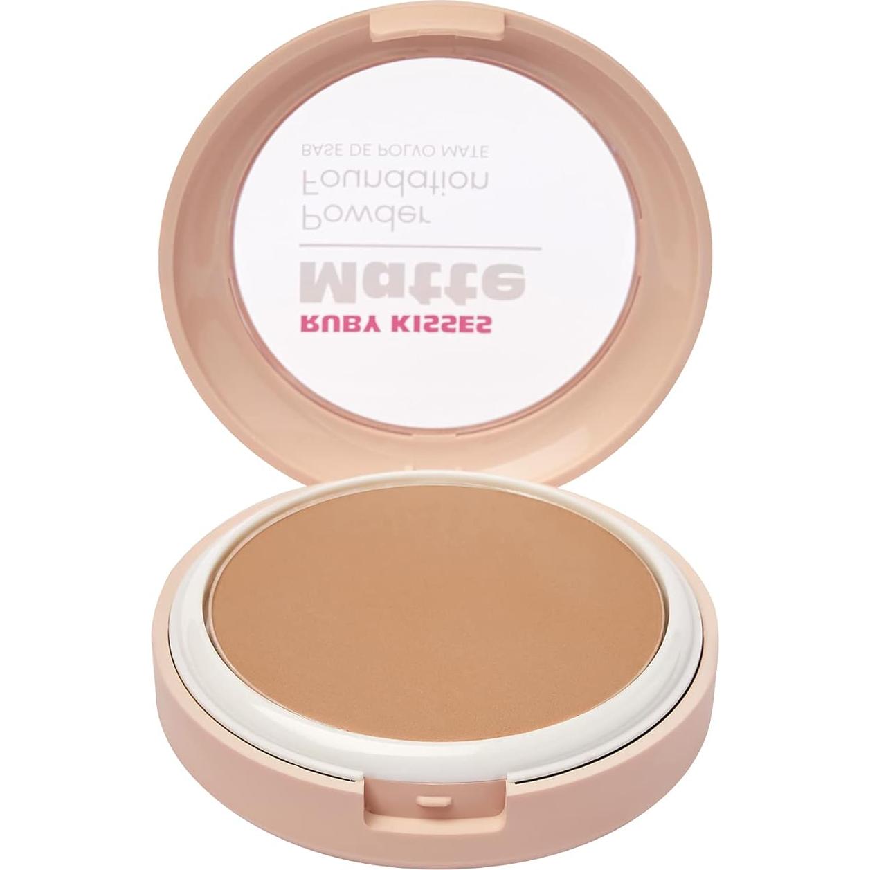 Polvo Compacto Ruby Kisses Beige Rico 9.92g - Mate Larga Duración