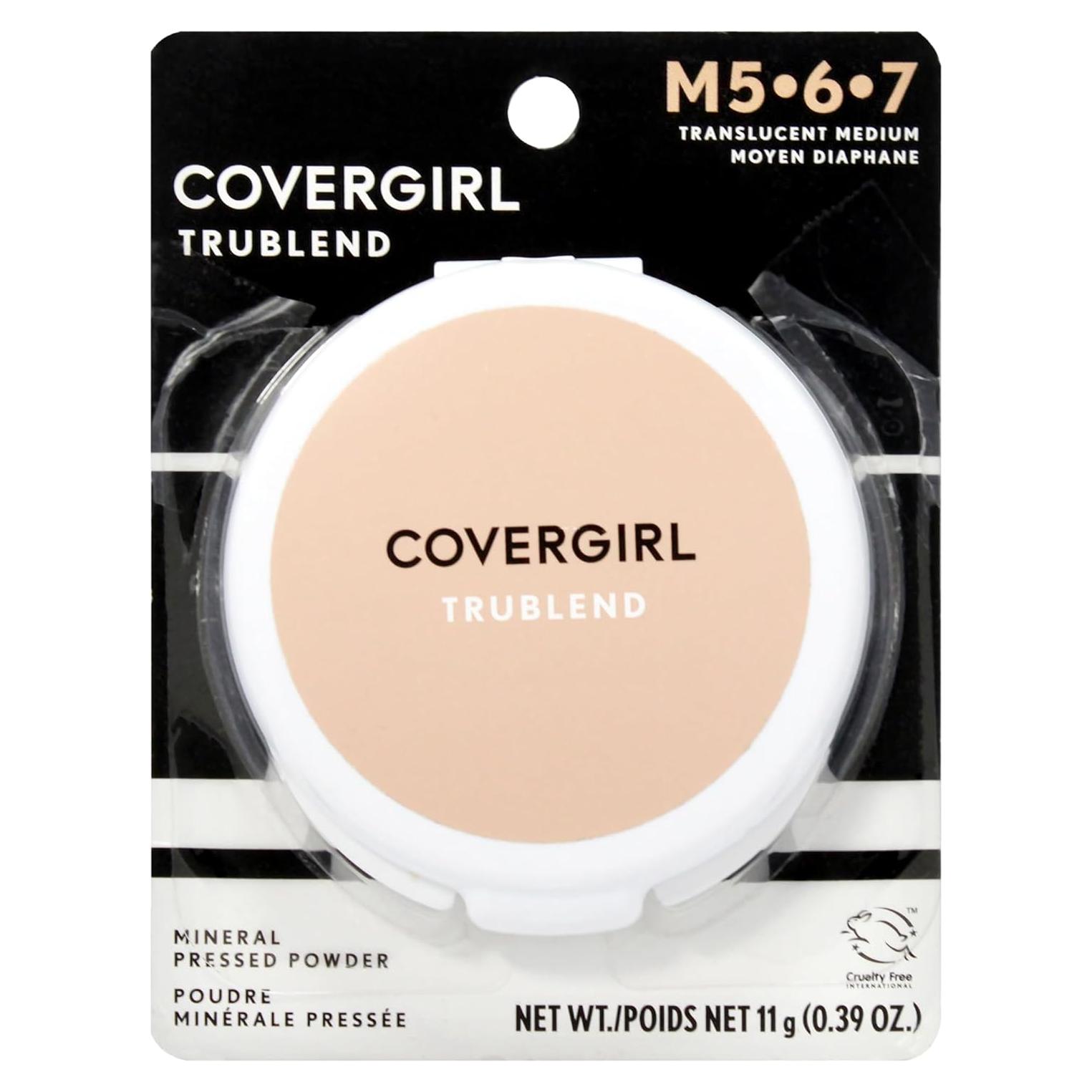 Polvo Compacto TruBlend Covergirl 004 Translúcido Medio 11g