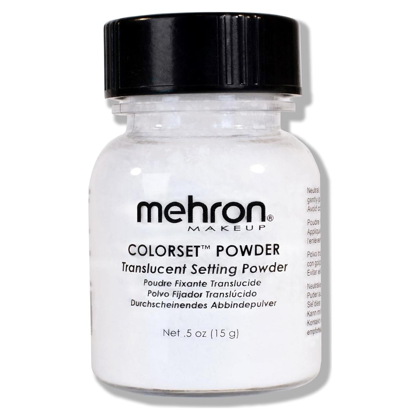 Polvo de Fijación Colorset Mehron 14 g - Maquillaje Profesional