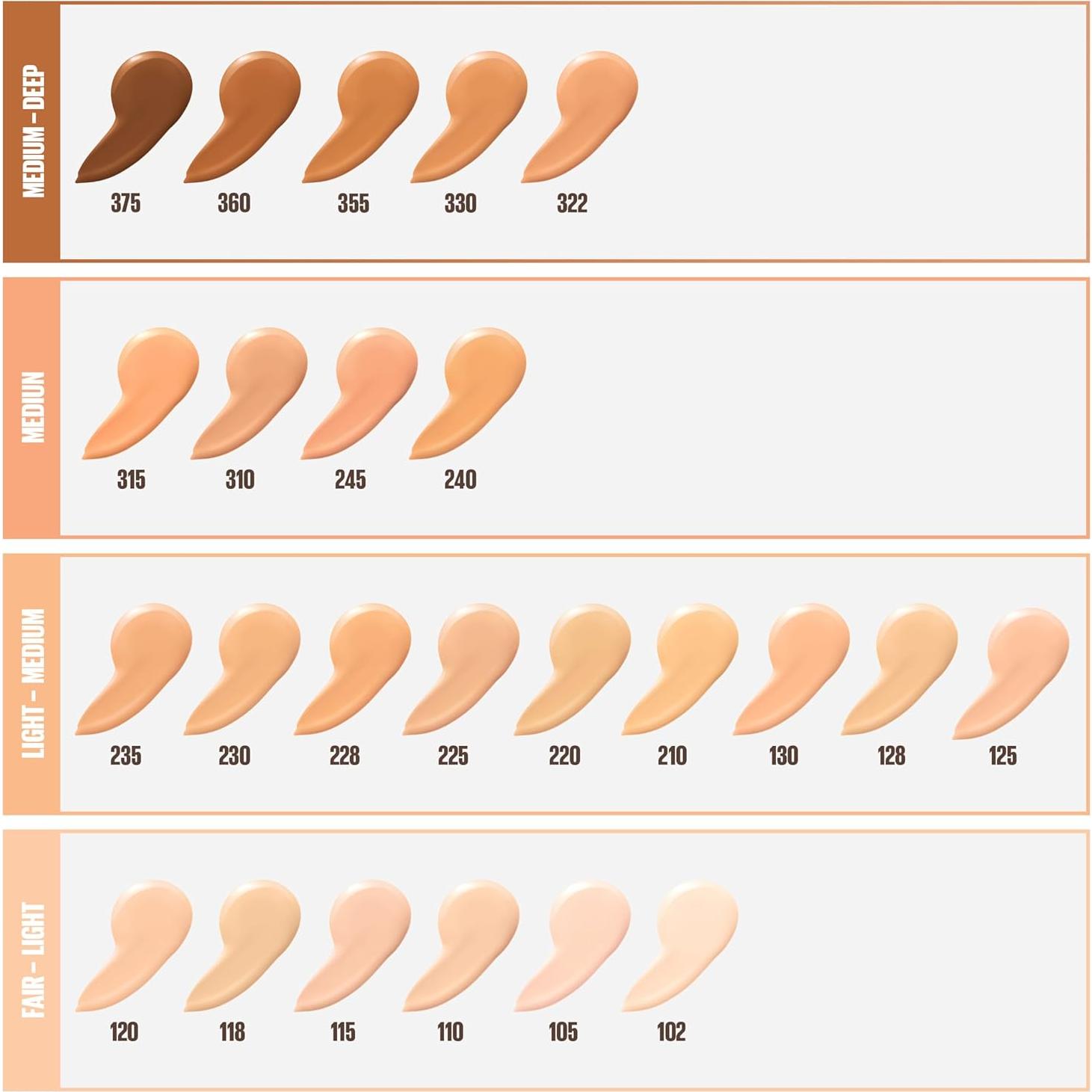 Base Líquida Maybelline Fit Me Dewy Porcelana 29.57 ml