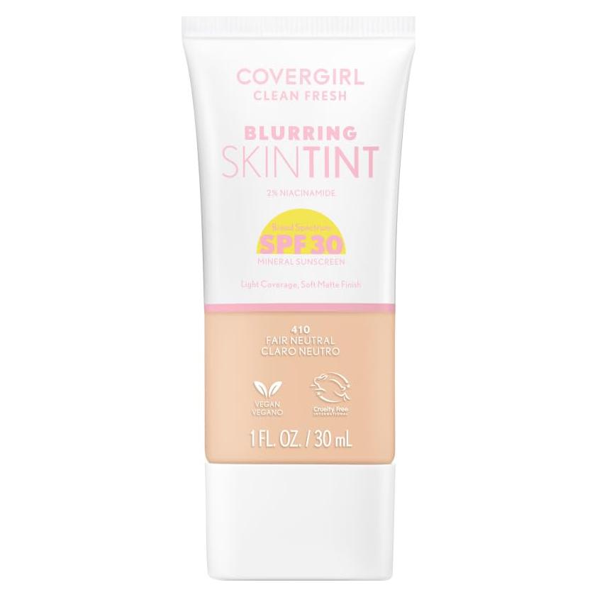 Base Líquida COVERGIRL Clean Fresh 30 ml SPF 30 Justo Neutro