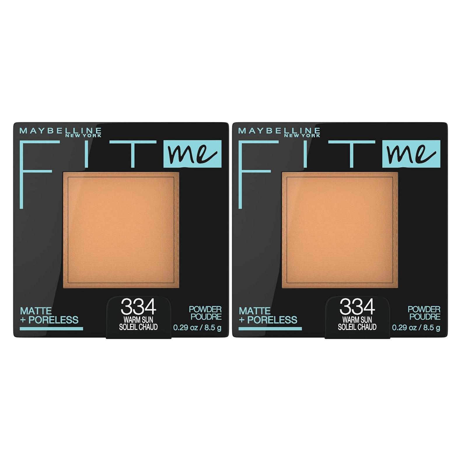 Polvo Maquillaje Maybelline Fit Me Mate 334 Sol Cálido 7.9g