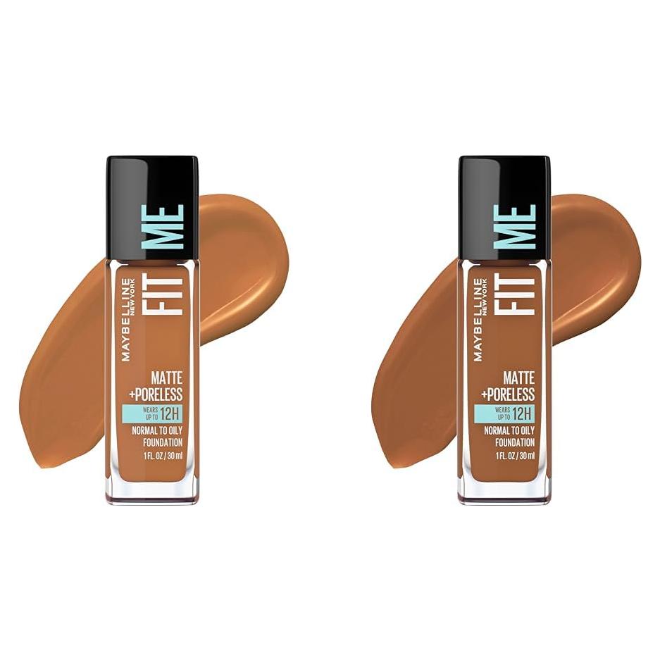 Base de Maquillaje Líquida Maybelline Fit Me Mate + Sin Poros - 2 Tonos
