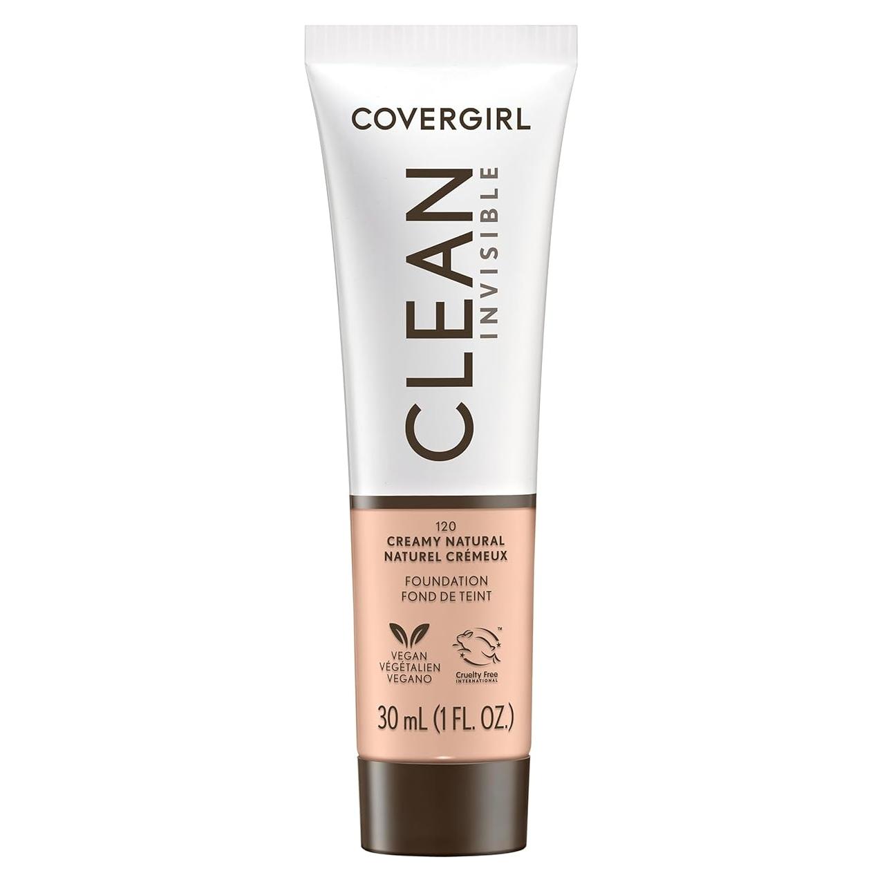 Base Invisible Limpia Covergirl 28.35ml Vegana Natural Cremoso