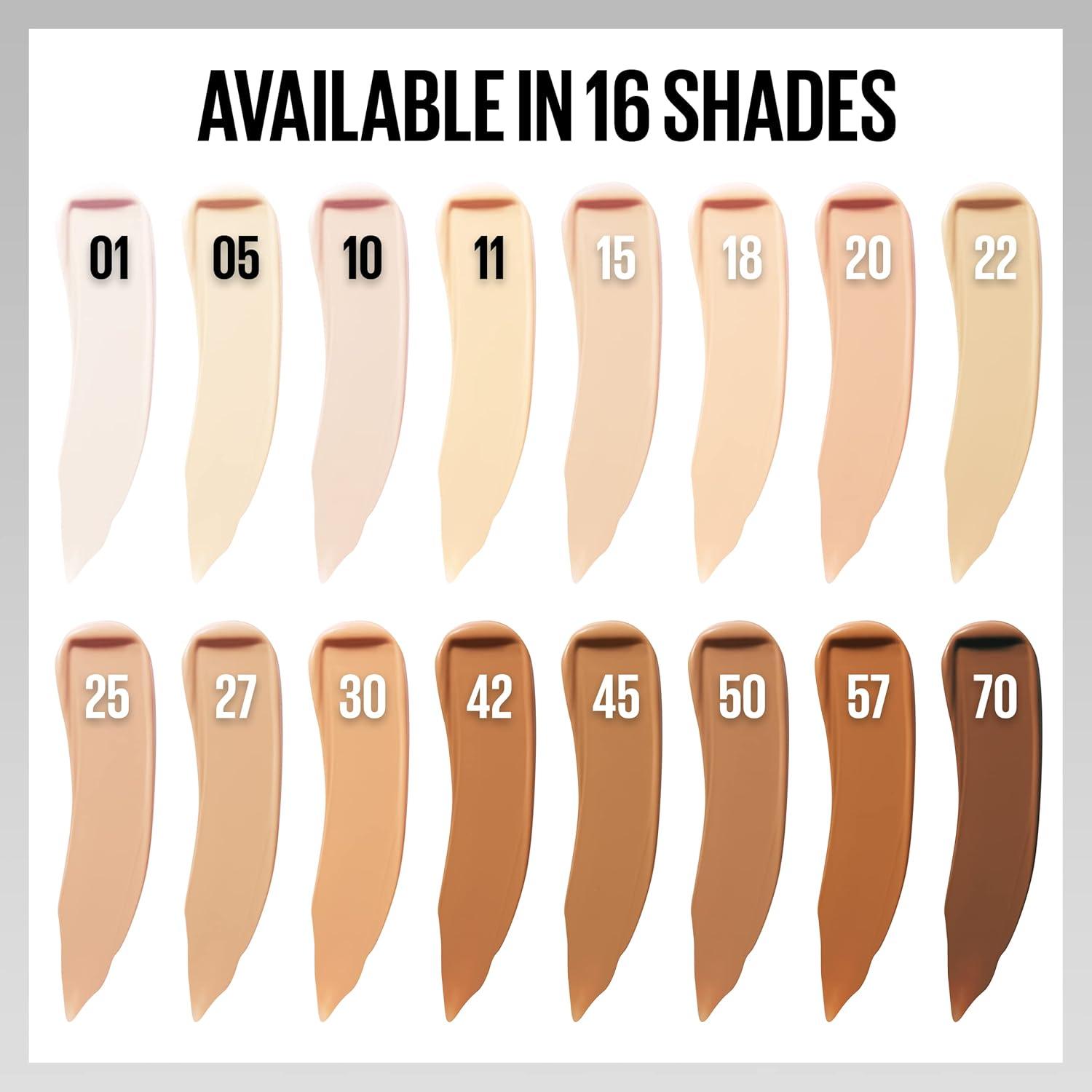 Corrector Maybelline Super Stay 45 - 9.8 ml, Cobertura Completa