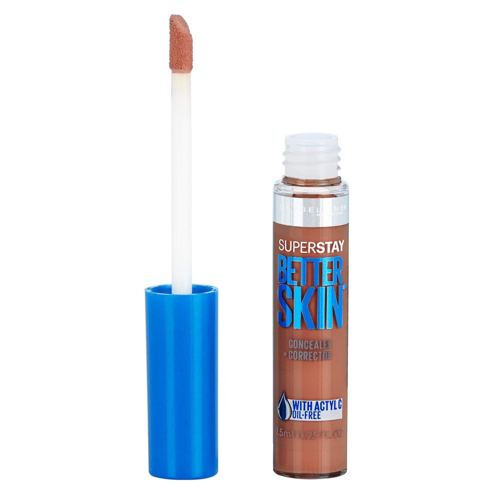 Corrector 2-en-1 Maybelline Superstay Marrón Profundo 7.39ml