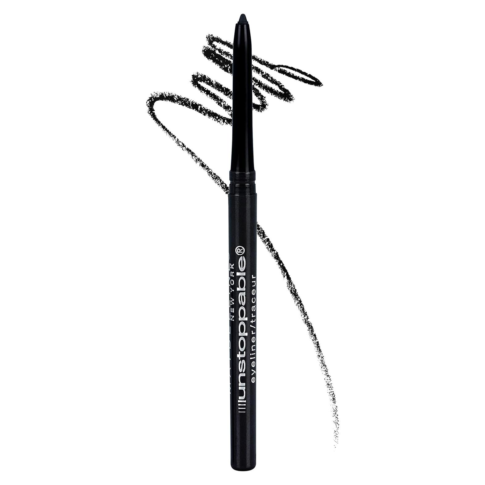 Lápiz de Eyeliner Mecánico Maybelline Unstoppable Negro 1 Cuenta