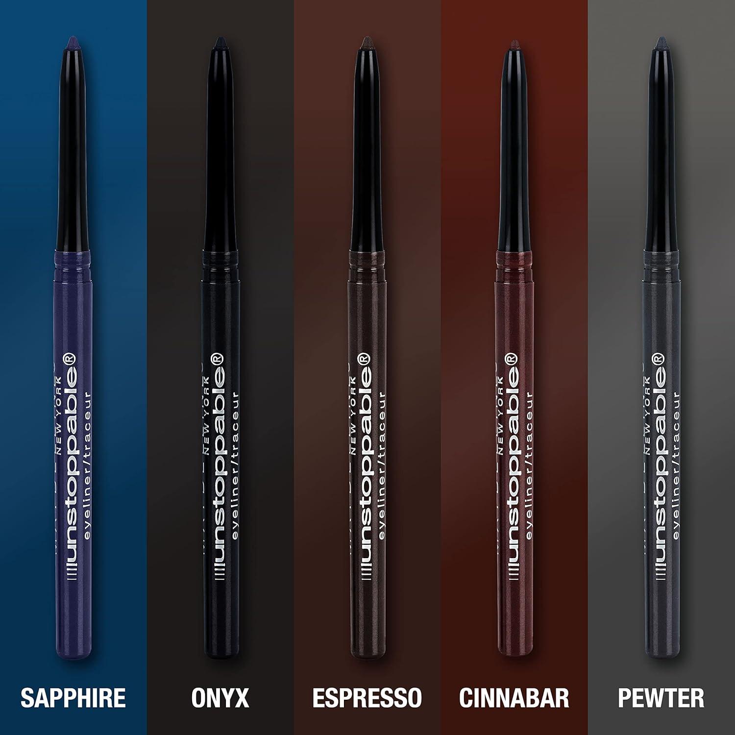 Lápiz de Eyeliner Mecánico Maybelline Unstoppable Negro 1 Cuenta