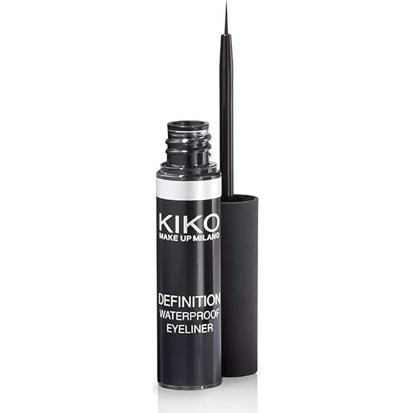 Delineador Líquido Kiko Milano Negro Intenso 2.5ml Resistente al Agua