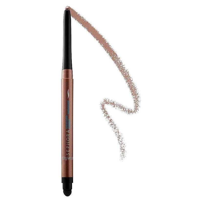 Lápiz de Ojos Retráctil Impermeable Sephora 12HR Taupe