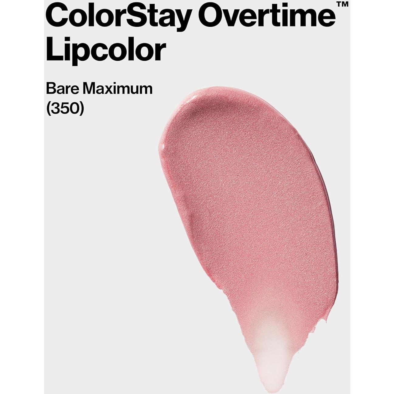 Pintalabios Líquido Revlon ColorStay Overtime 350 Máximo Desnudo 2.07ml
