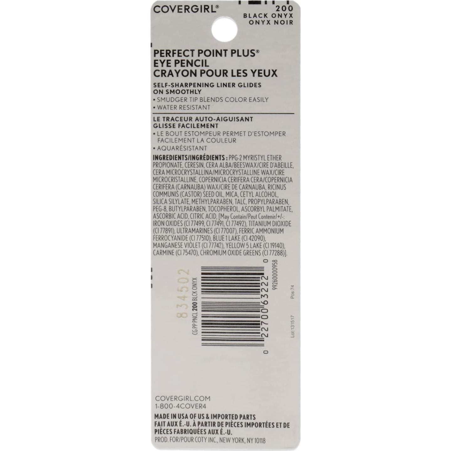 Lápiz Delineador Perfect Point Plus COVERGIRL Ónix Negro 0.28g