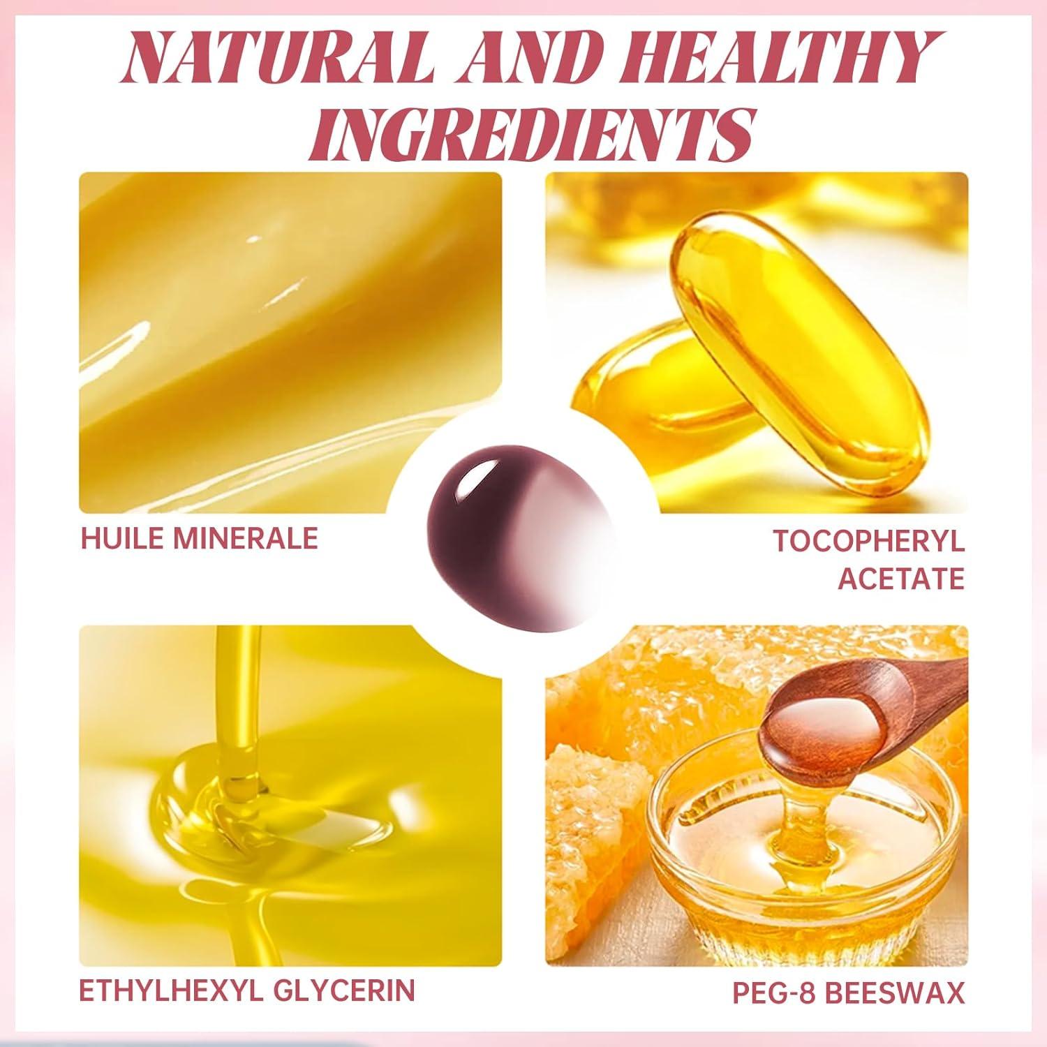 Set de Lápiz Labial Marrón y Brillo Labial Hidratante