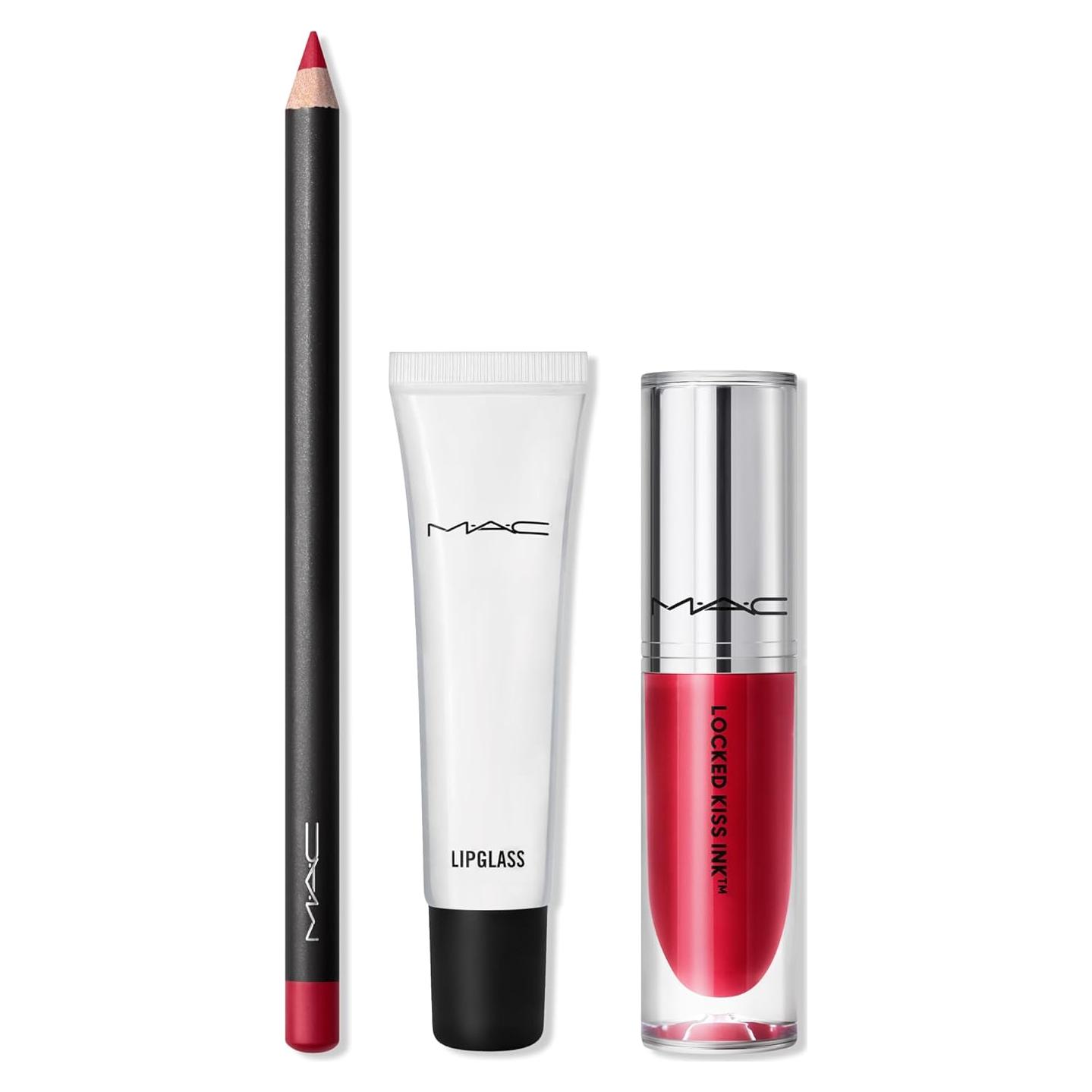 Combo de Labios MAC @ILUVSARAHII - Set 3 Piezas Cereza