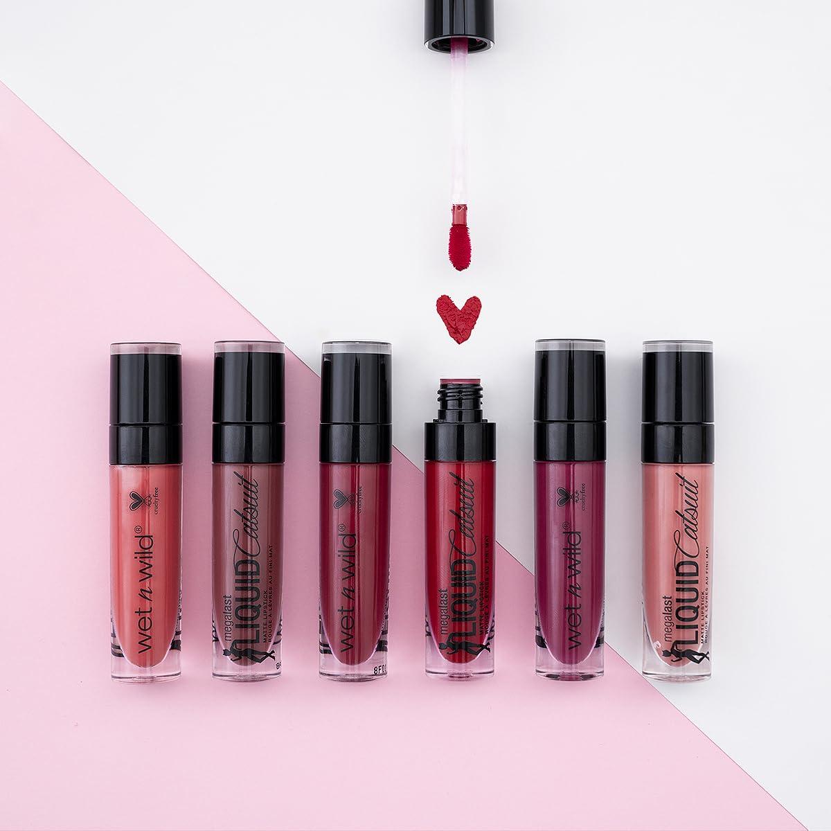 Lápiz Labial Líquido Mate Wet n Wild Dame Mocha 6g