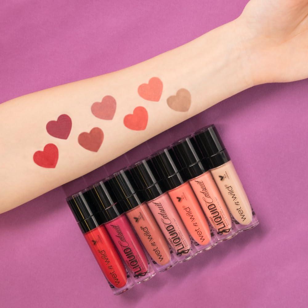 Lápiz Labial Líquido Mate Wet n Wild Dame Mocha 6g