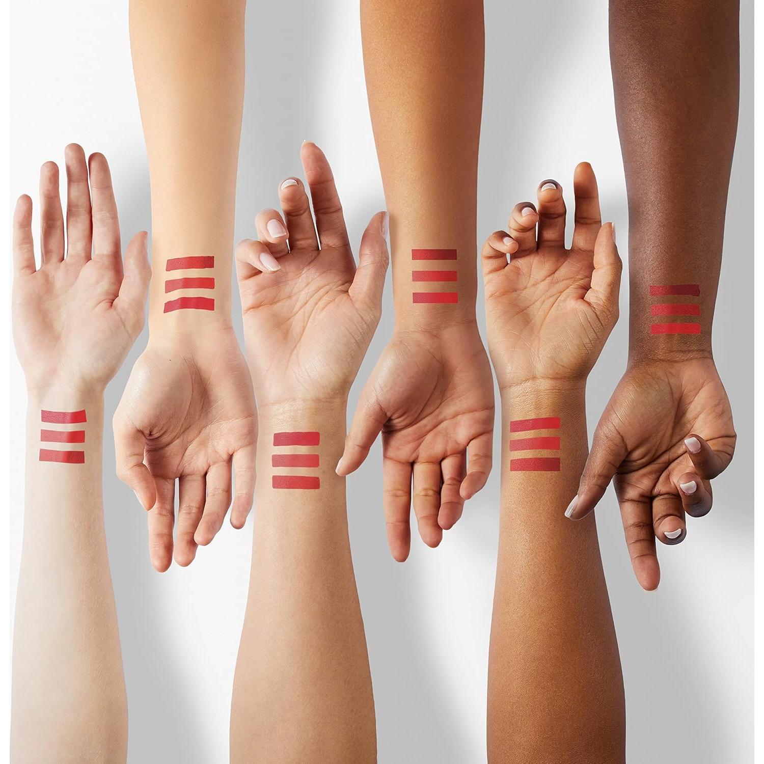 Set de Labiales Mate Larga Duración evpct 3 Piezas Rojo