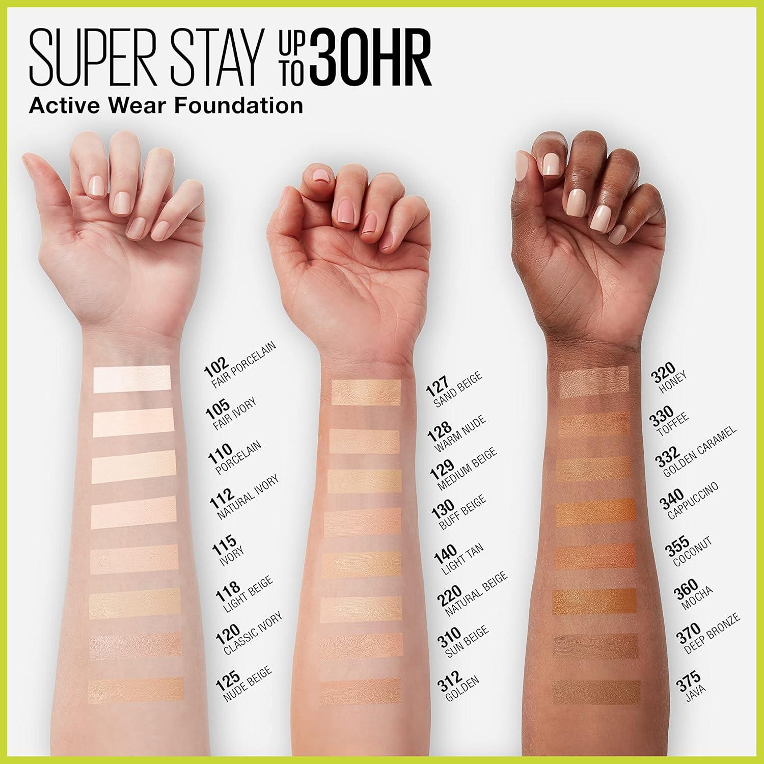 Base de Maquillaje Líquida Maybelline Super Stay 30h Mocha 30ml
