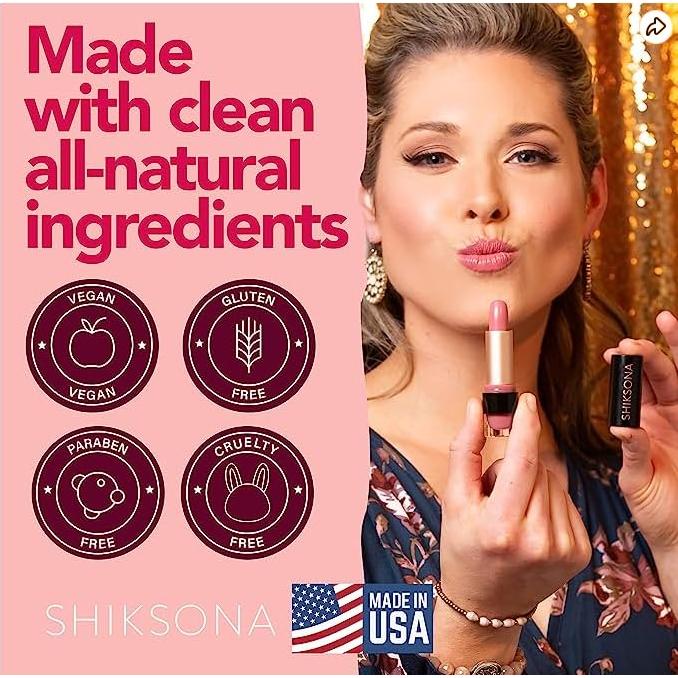 Batom Mate Dividido ShikSona Todo o Nada - Vegano y Sin Gluten