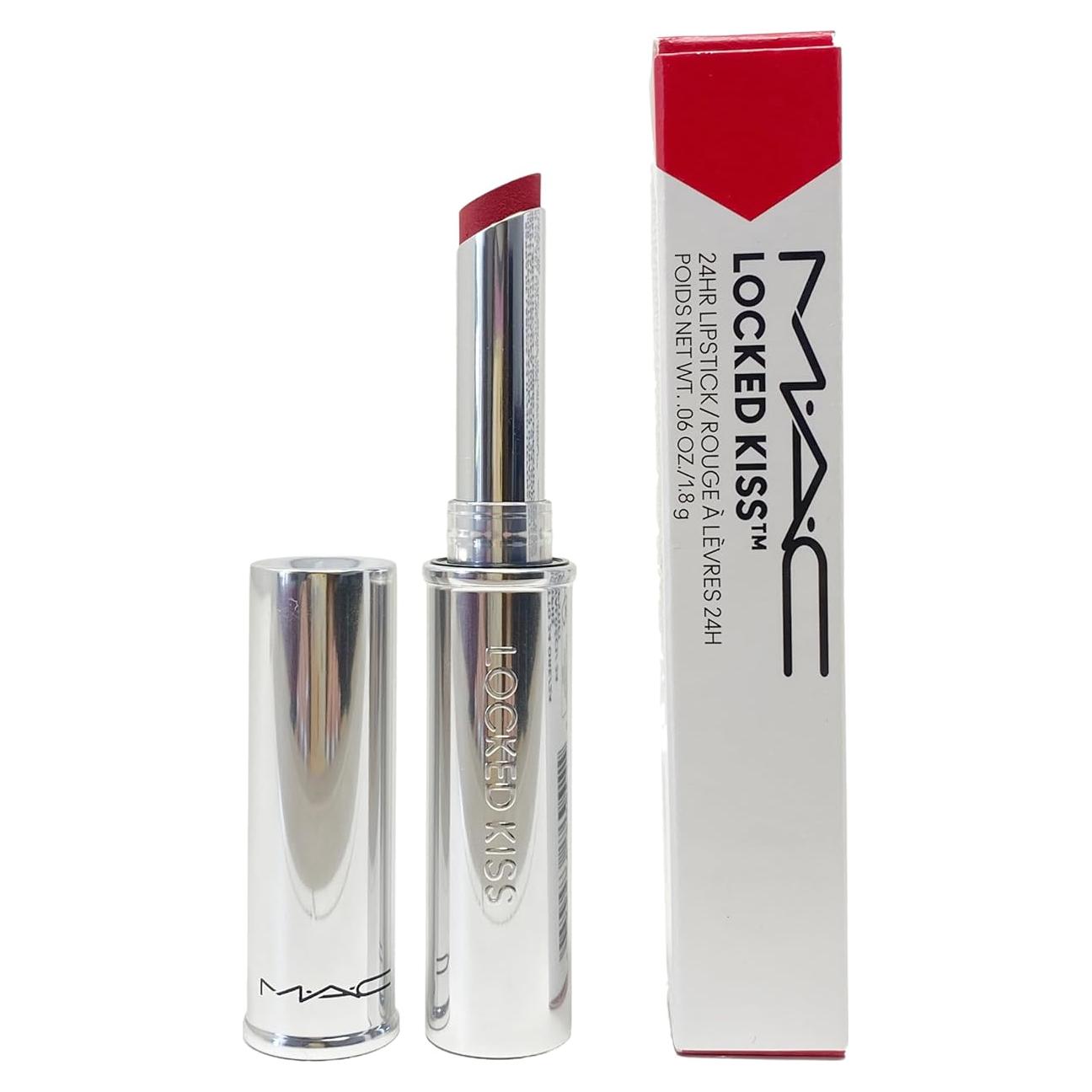 Labial MAC Locked Kiss 24 Horas 88 Ruby True 1.7 g